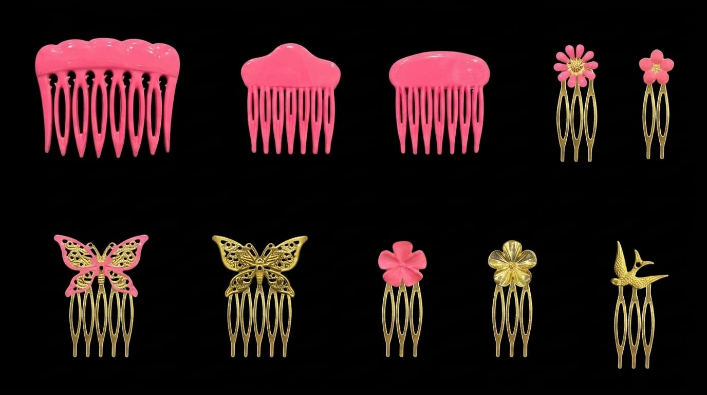 Peinetas y Broches
