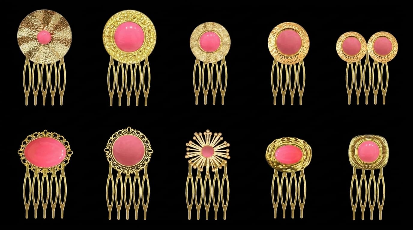 Peinetas y Broches