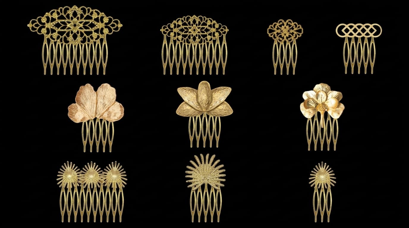 Peinetas y Broches