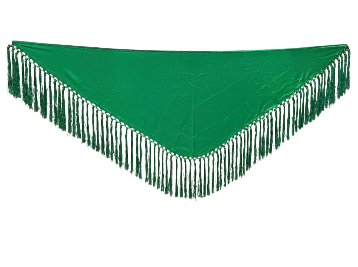 Mantón Liso Verde