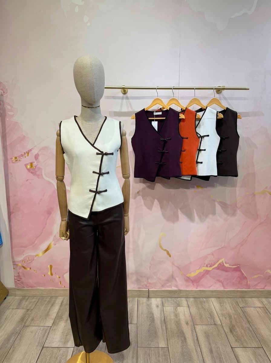 Chaleco Estilo Oriental