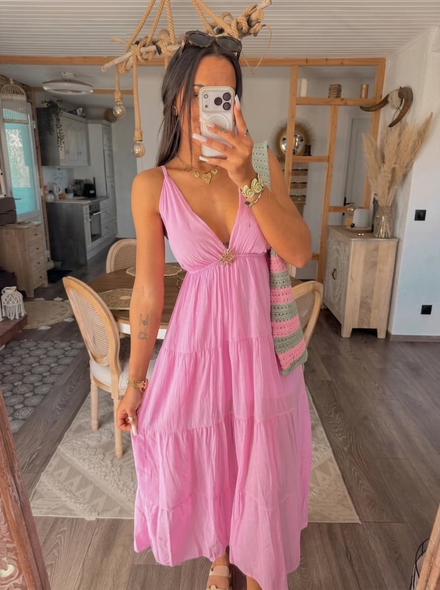 Vestido con Escote V