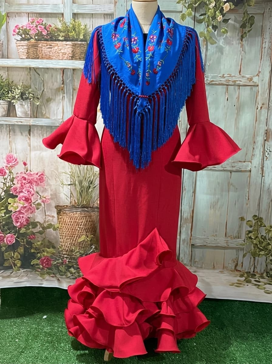 Traje de Flamenca Conjunto Completo