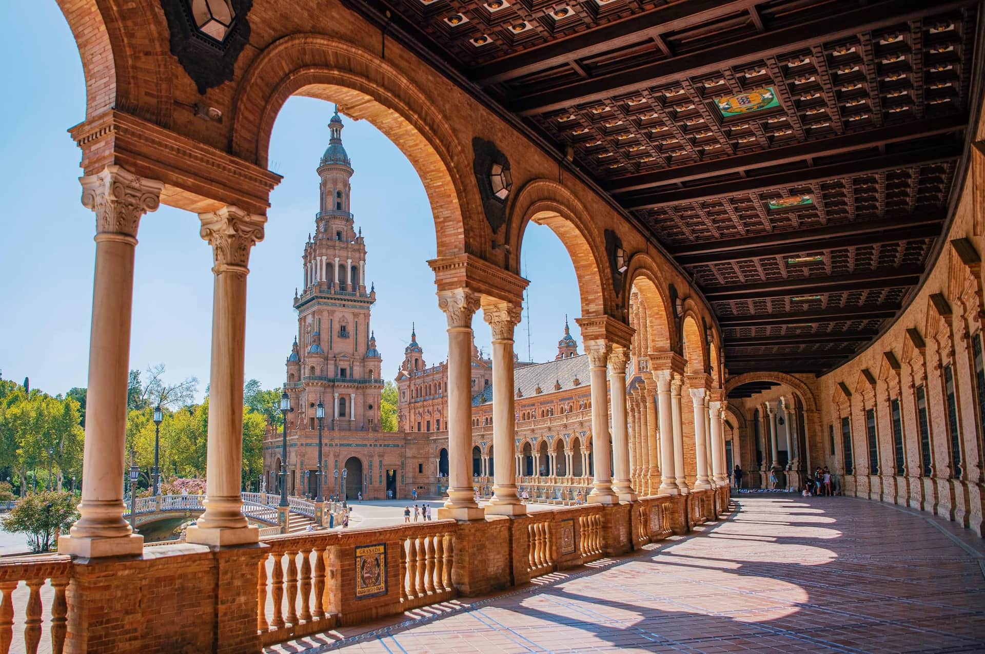 Patio andaluz de Sevilla